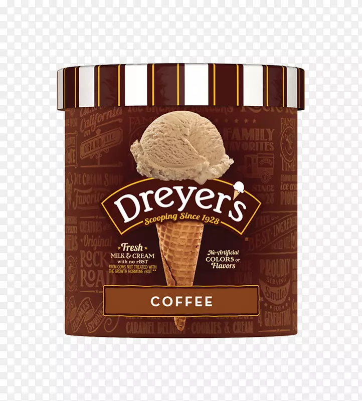 巧克力冰淇淋浓咖啡口味冰淇淋