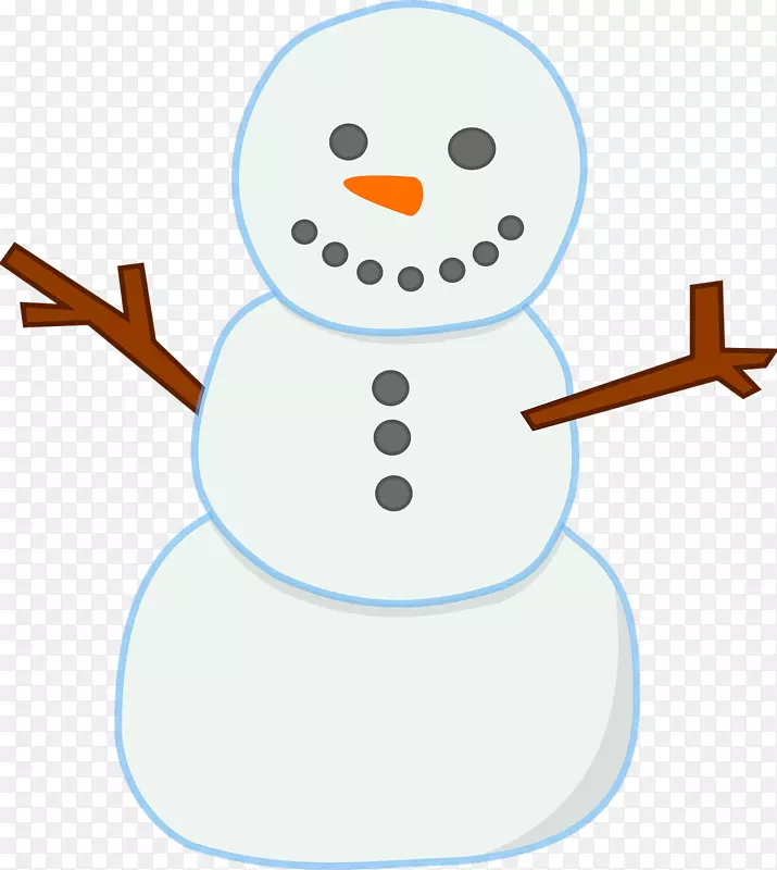 雪人电脑图标博客剪贴画雪人