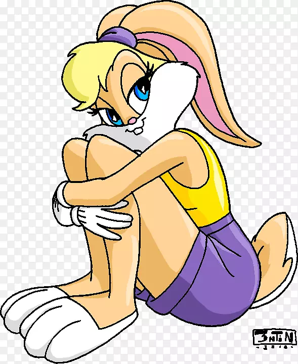 小兔和萝拉兔：胡萝卜贴片兔