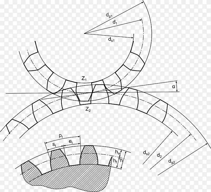 齿轮技术绘图渐开线技术-科拉