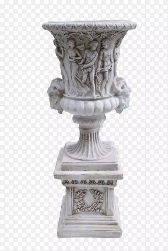 石雕企业花瓶雕塑瓮业