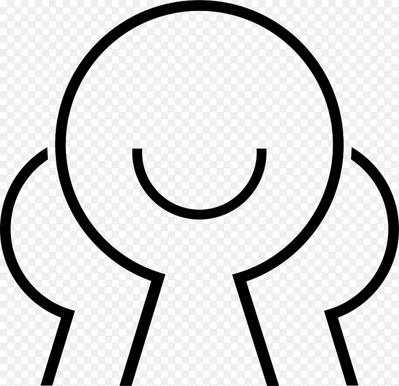 人类行为白线剪贴画线