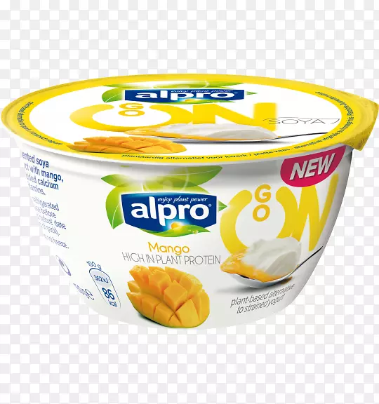 奶油豆奶Alpro大豆酸奶-牛奶