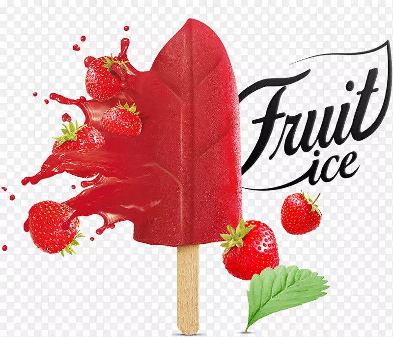 草莓冰淇淋米格罗冰糕水果草莓