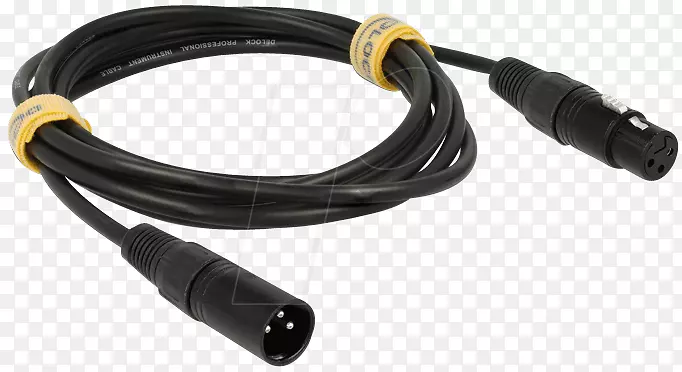 同轴电缆XLR连接器电缆电连接器麦克风XLR连接器