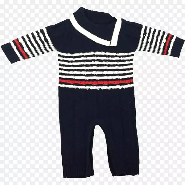 袖肩毛衣ユニフォーム制服-婴儿航海