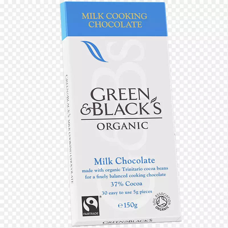 白巧克力棒有机食品金发绿色和黑色巧克力