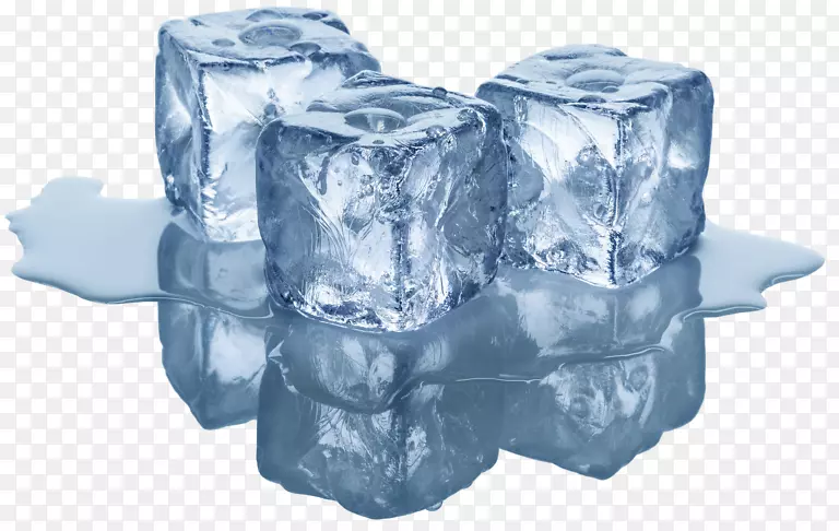 冰立方融化结晶-冰