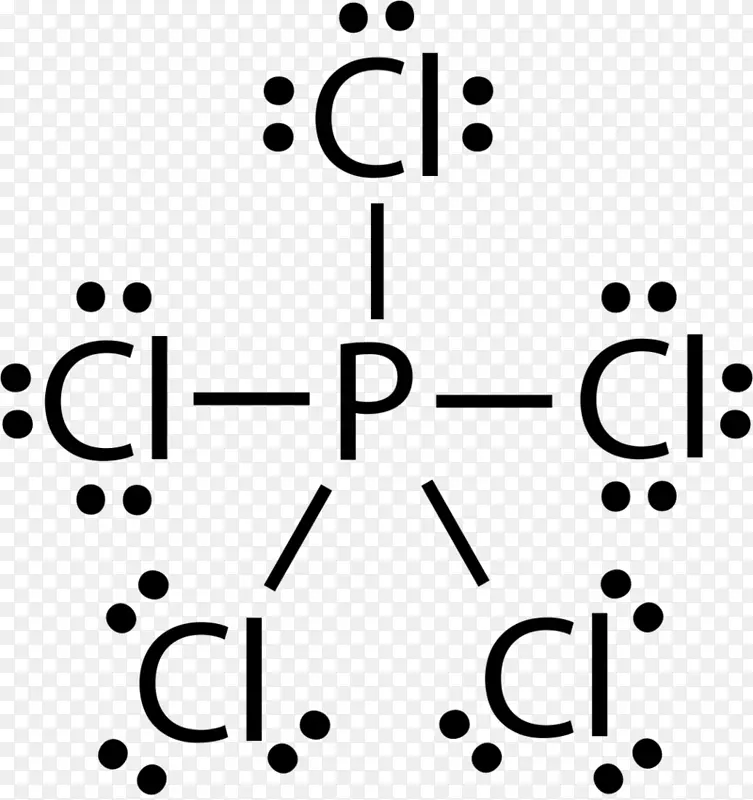 Lewis结构三氯化磷五氯化磷电子