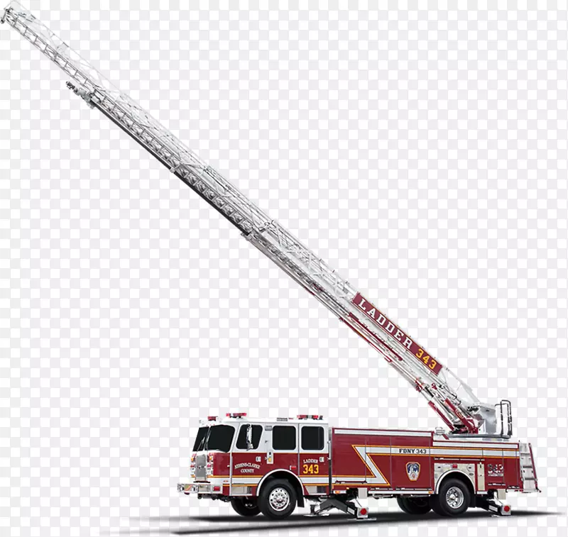消防车起重机卡车梯消防处-起重机
