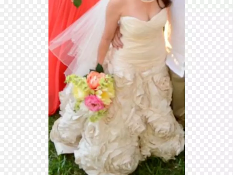 婚纱花卉设计剪花新娘-婚礼