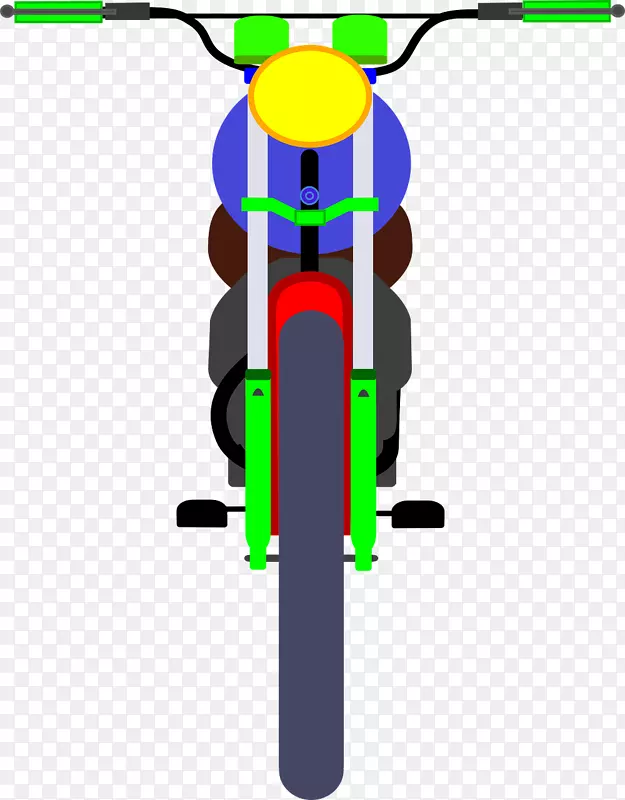 摩托车电脑图标剪贴画-摩托车