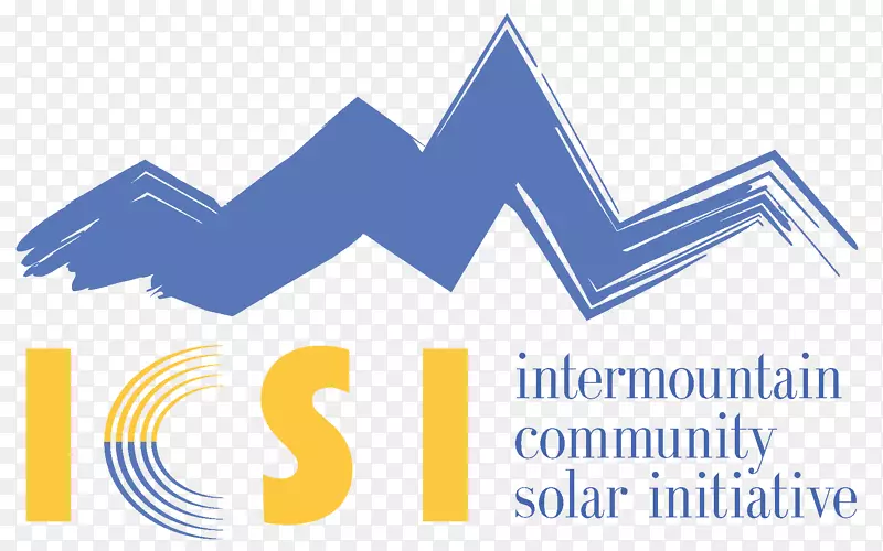 太阳能电池板-山间风和太阳标志