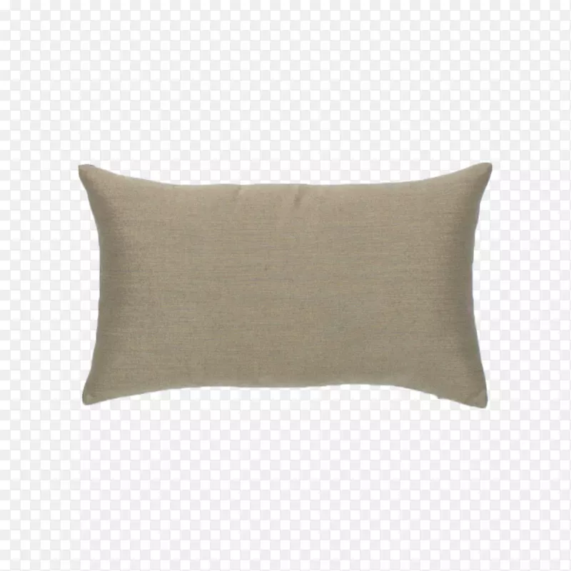 投掷枕头垫长方形米色枕头