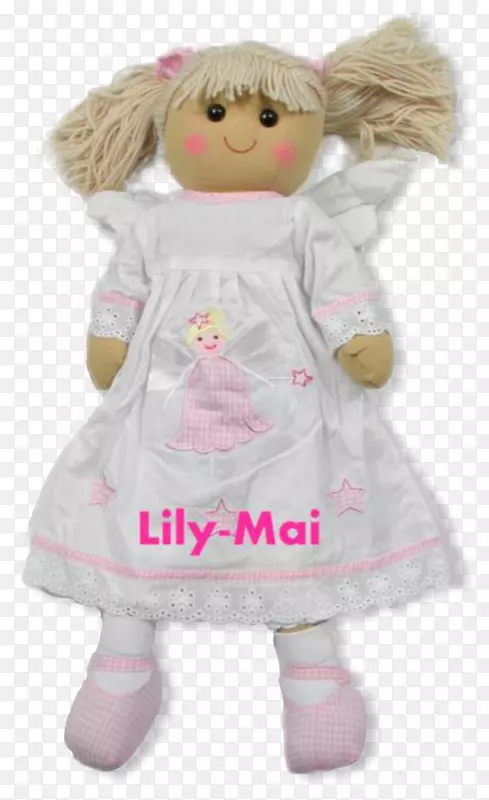娃娃儿童毛绒玩具和可爱的玩具粉红色的m-抹布娃娃