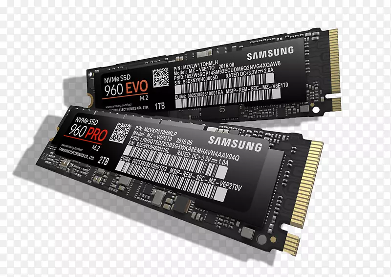 三星960 Pro SSD三星960 Evo M.2 SSD固态驱动器NVM快递-三星
