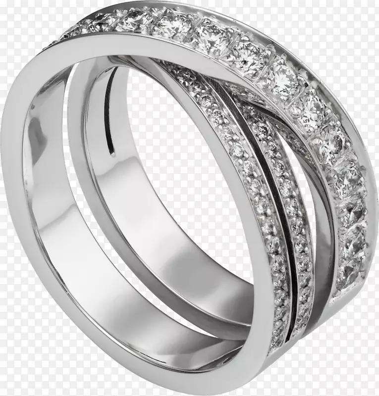 结婚戒指卡地亚钻石订婚戒指结婚戒指
