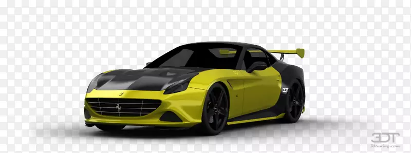 超级跑车汽车设计性能小型车-法拉利加州t