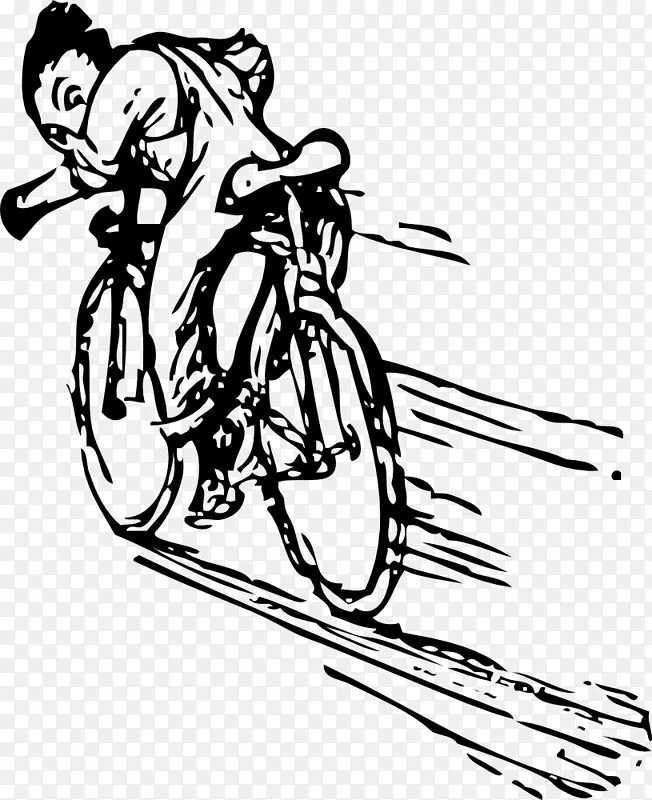 自行车摩托车画夹艺术-自行车