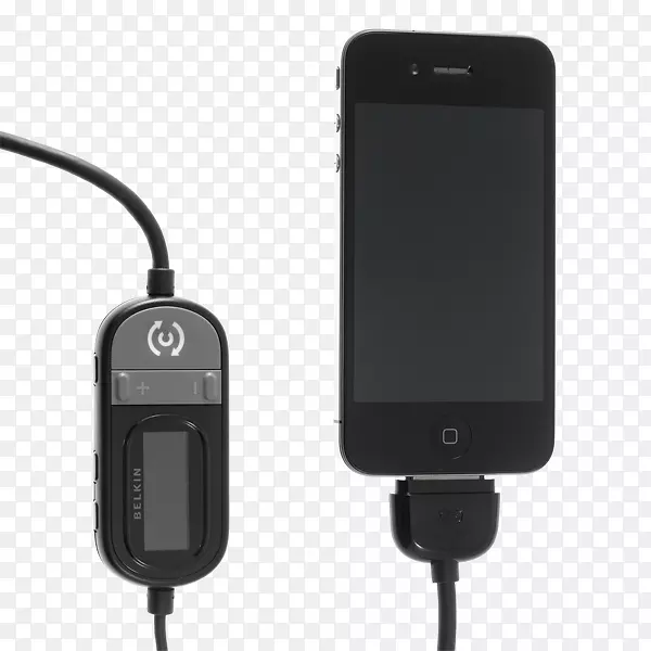 电池充电器汽车音频iphone belkin tunecast汽车通用免费辅助fm变送器f8z439ttp fm变送器