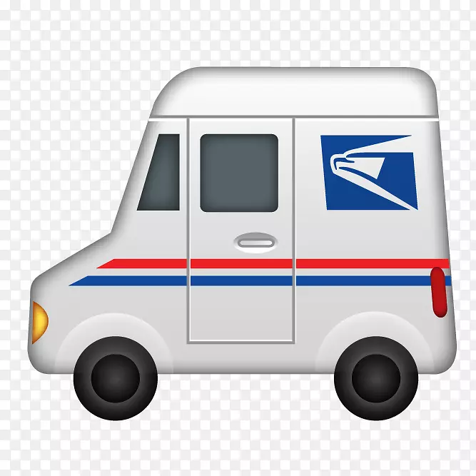 小型货车表情车-邮局