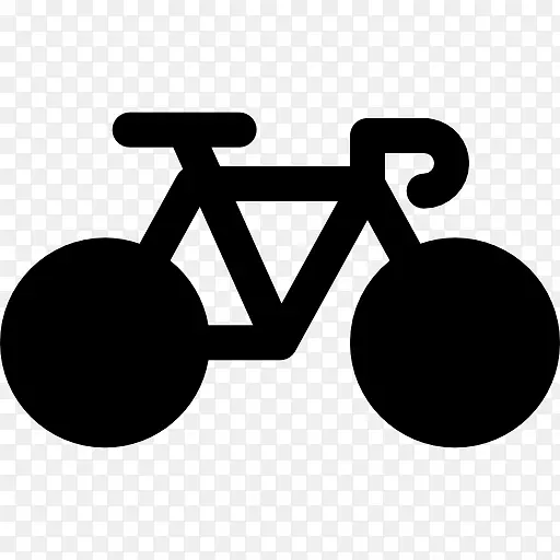 赛车自行车电脑图标-自行车