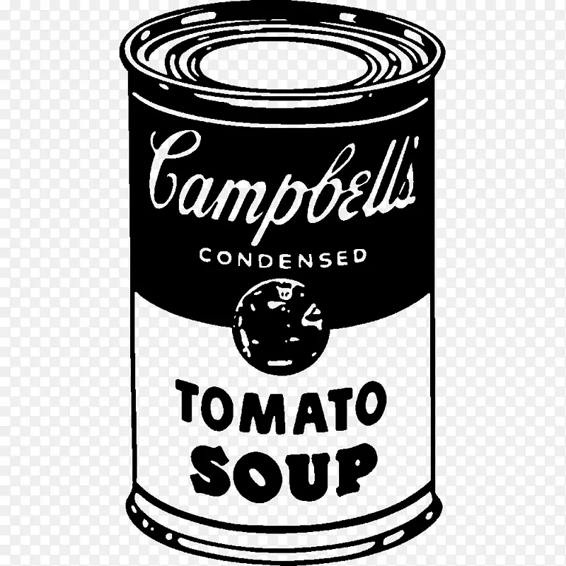 坎贝尔汤罐番茄汤坎贝尔汤公司流行艺术绘画