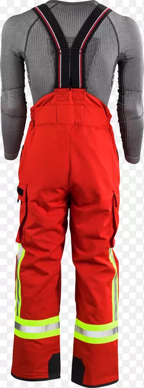 整体曲棍球保护裤和滑雪短裤.消防软管