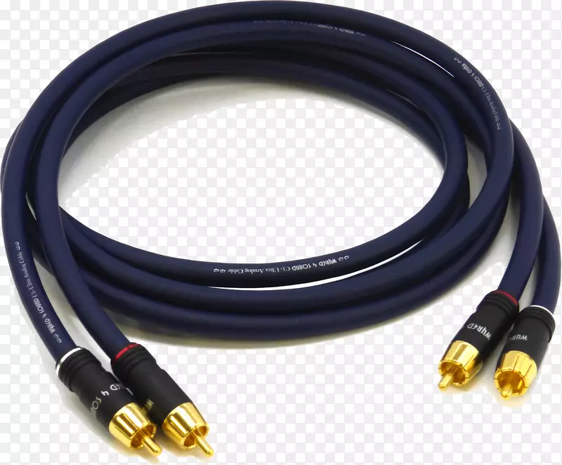 同轴电缆扬声器电线网络电缆电气连接器RCA连接器