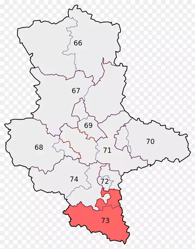 Burgenland-Saalekreis选区的Burgenlandkreis选区(Ulm-73)