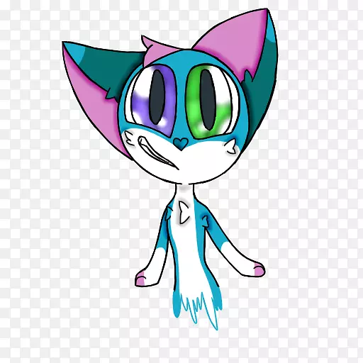 胡须猫剪贴画-小猫