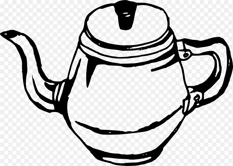 杯子茶壶厨房剪贴画.杯子