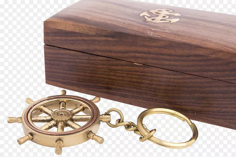 木箱钥匙链船木箱