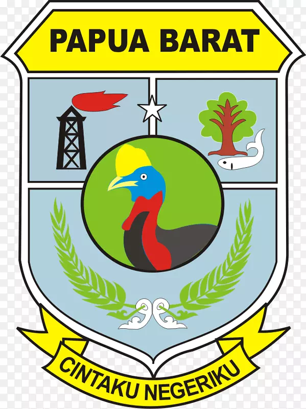 印度尼西亚的Manokwari Lambang巴布亚巴拉特省信息-pakaian adat