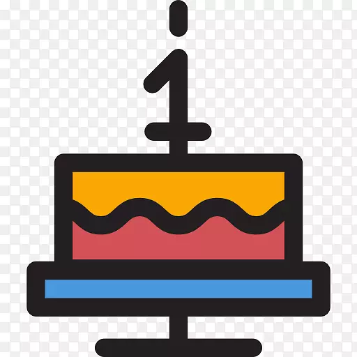 生日蛋糕托塔自由女神像面包店剪贴画-自由女神像