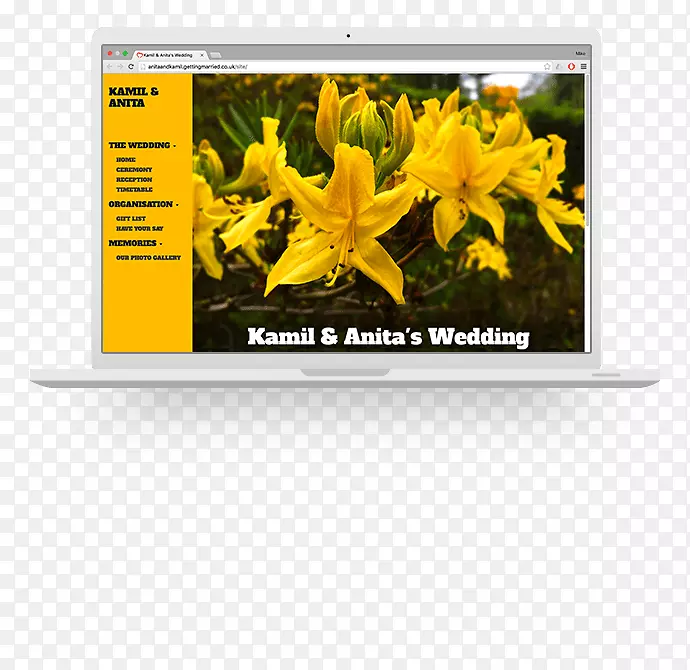 个人婚礼网站广告品牌-婚礼彩旗