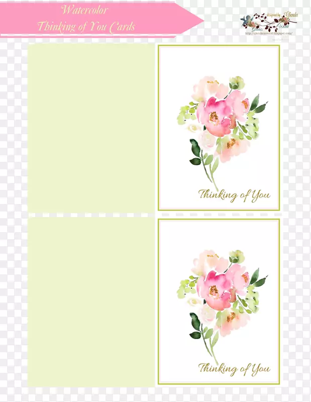 花卉设计纸贺卡信封剪花信封