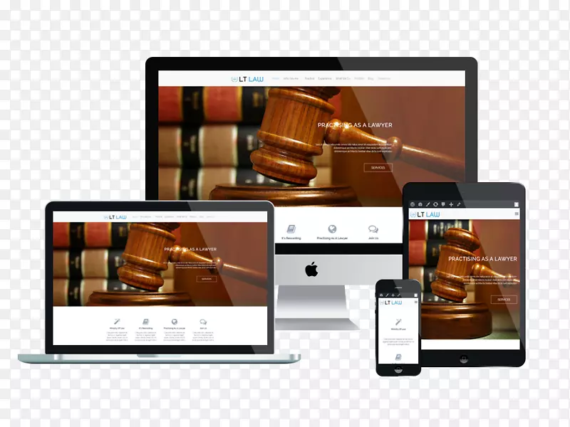 响应式网页设计Joomla web模板系统-平板法律