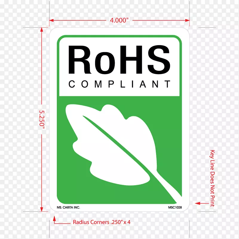 危险物质限制指示RoHS ce标记标签-RoHS