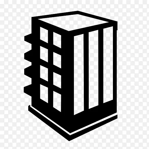 建筑公寓电脑图标住宅小区-未来派建筑