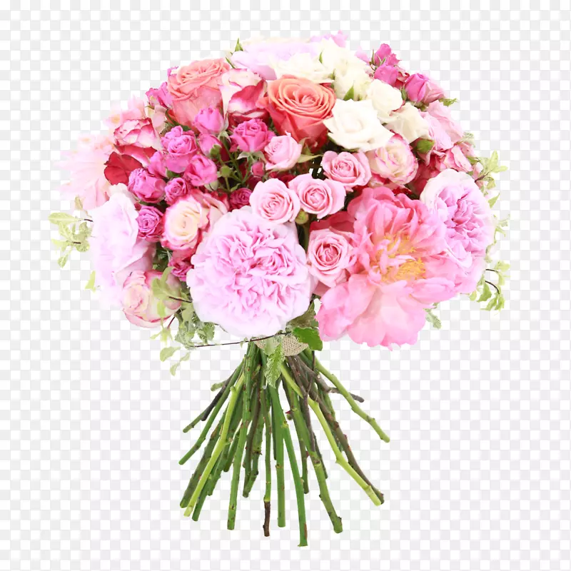 花园玫瑰花束设计生日-生日