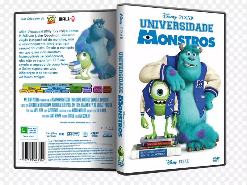 詹姆斯p.沙利文麦克瓦佐夫斯基怪物公司Pixar-monstros S.A.