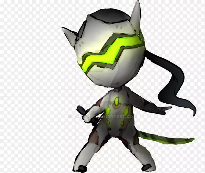 动物剪贴画技术.Genji