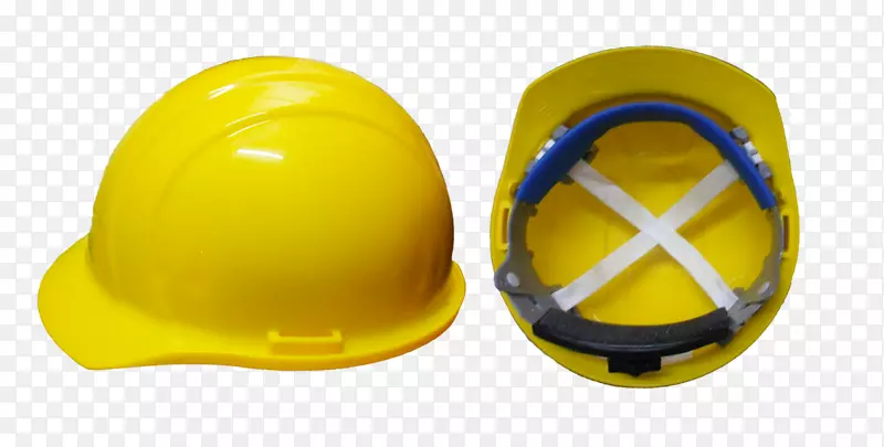安全帽头盔黄色个人防护装备塑料头盔