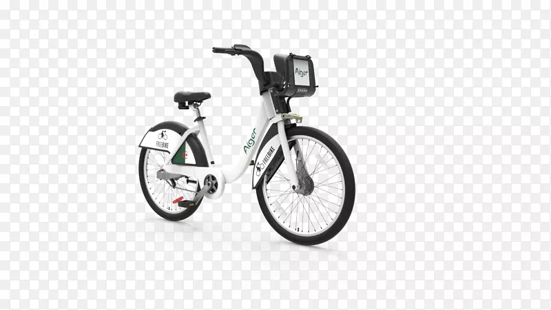 自行车车轮，自行车框架，自行车车把，阿尔及尔自行车马鞍.自行车