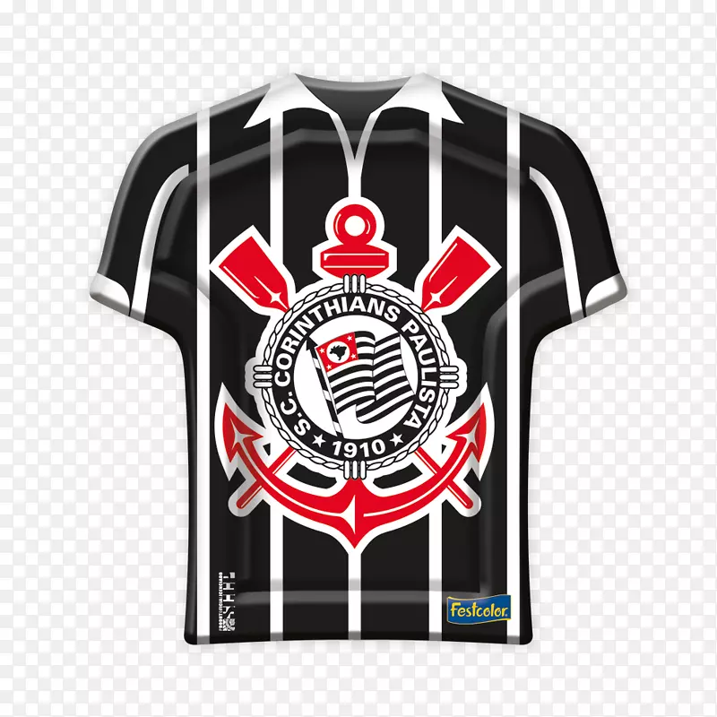 体育俱乐部Corinthians Paulista杯布餐巾生日派对杯