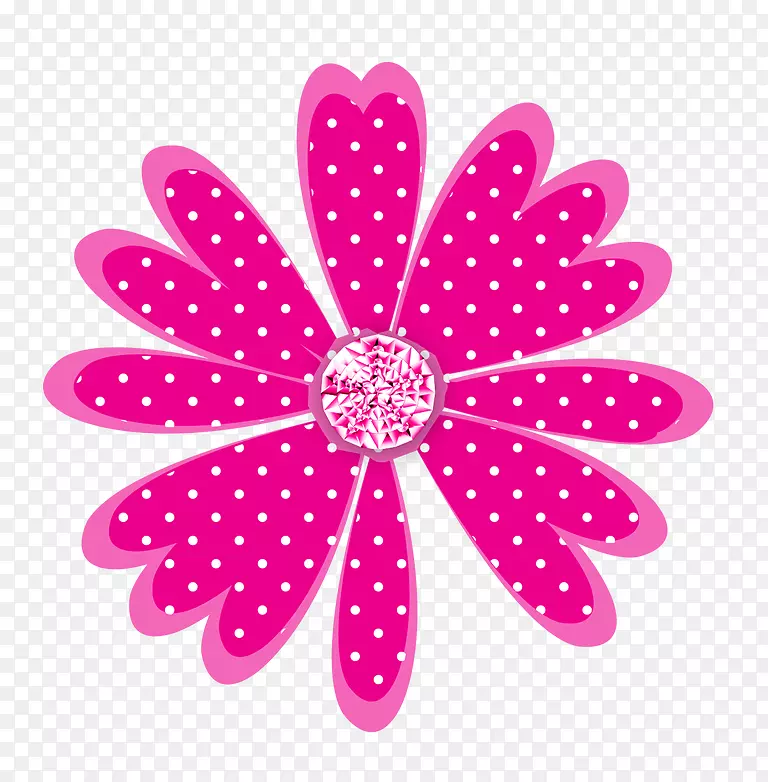 电脑图标剪贴画-粉色雏菊