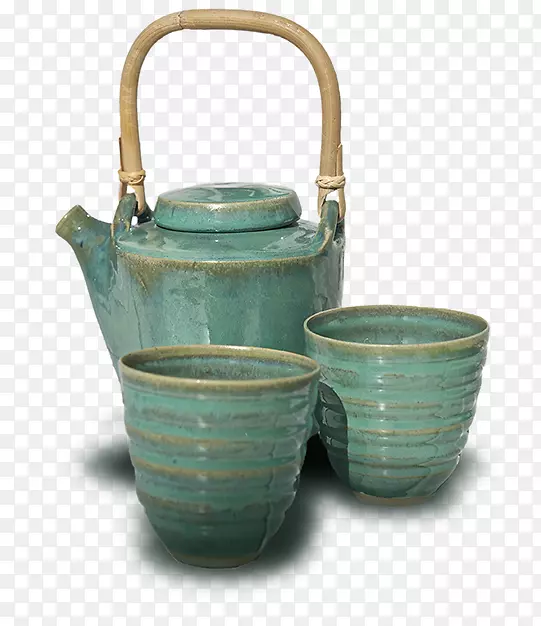 陶器，陶器。Skole，Keramik/咖啡厅茶壶瓷器-花瓶