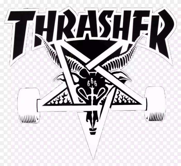 Thrasher滑板杂志冲浪-滑板