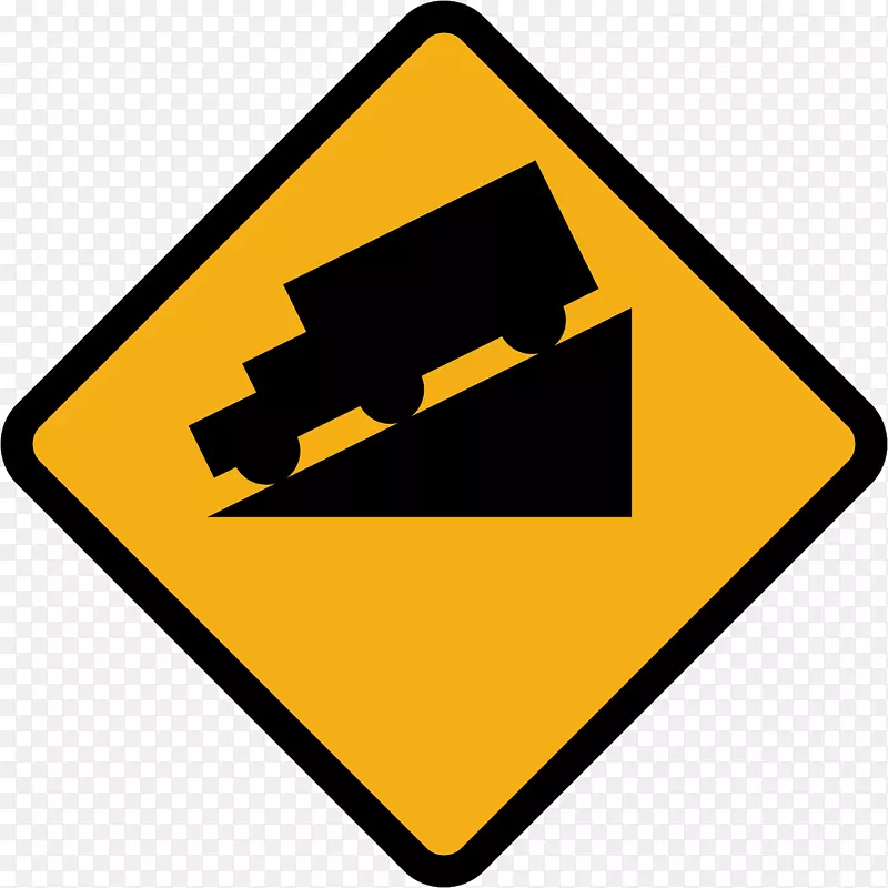 汽车交通标志卡车警告标志-汽车